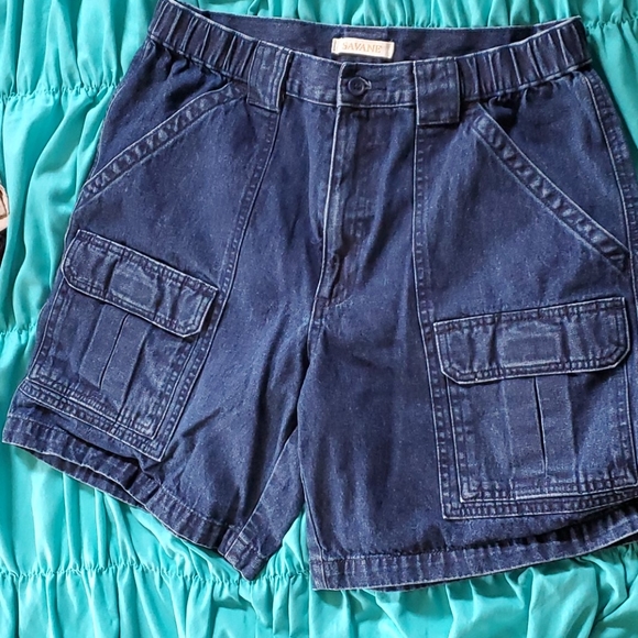 Savane denim cargo shorts Clearance